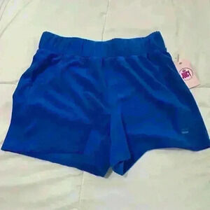 Juicy By Juicy Couture Womens Terry Cloth Blue Splash Pull-On Short M NWT